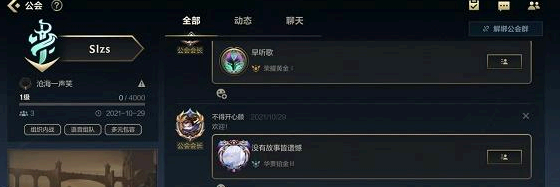 英雄联盟手游公会简称
