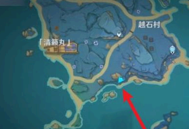 原神清籁岛画片位置在哪里