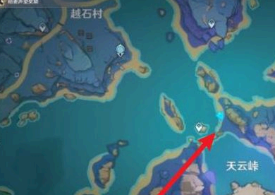 原神清籁岛画片位置在哪里