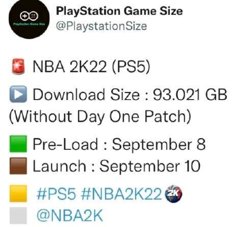 NBA2K22ps5什么时候出?