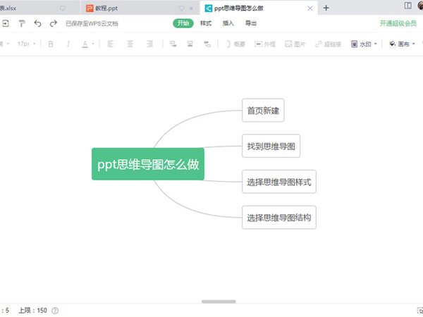 ppt思维导图怎么做