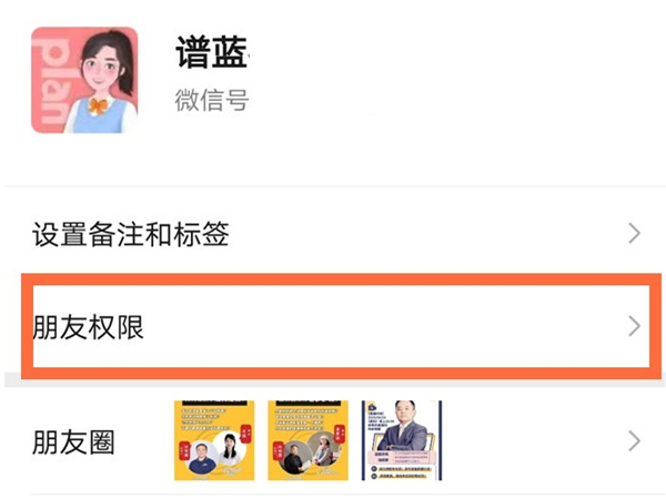 微信设置仅聊天对方怎么显示