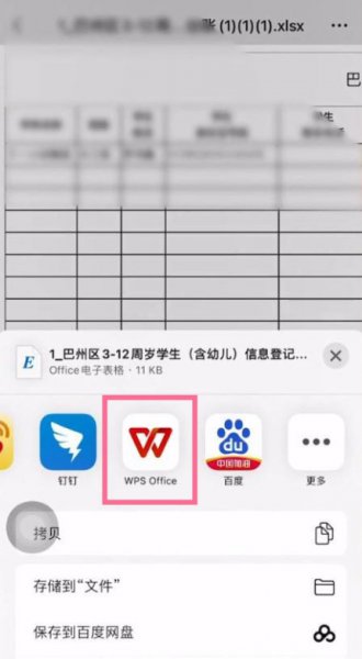苹果手机别人发表格怎么填写
