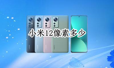 小米12像素多少 小米12像素和苹果12像素