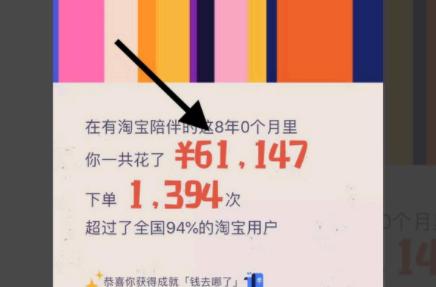 淘宝怎么看一共花了多少钱