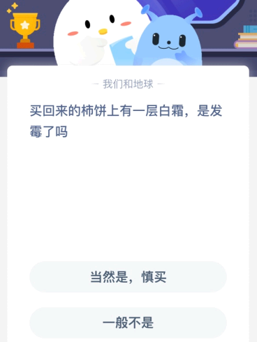 买回来的柿饼上有一层白霜 是发霉了吗?