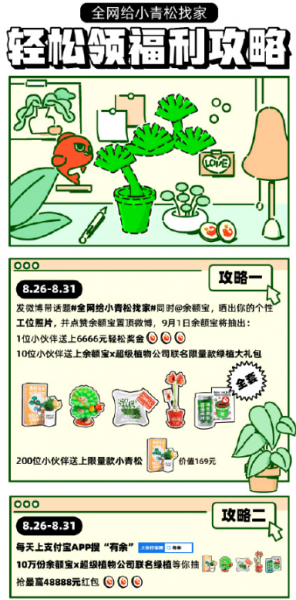 支付宝小青松怎么领取