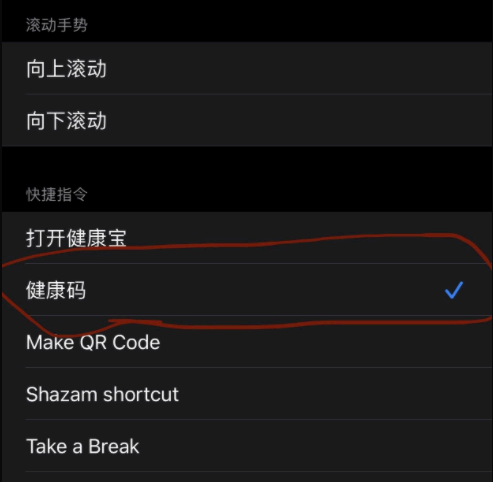 支付宝健康码快捷指令怎么设置?