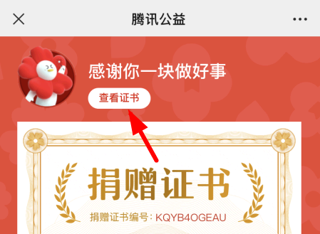 腾讯公益捐款查询方法