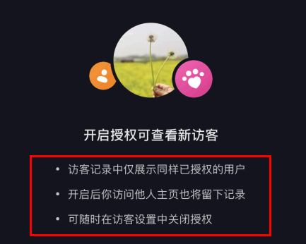 抖音访客记录按什么排的?