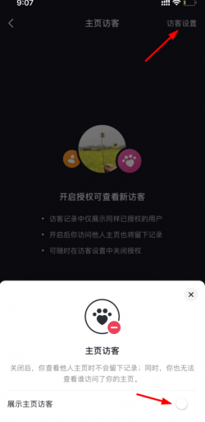 抖音新版可以看主页访客记录2021?