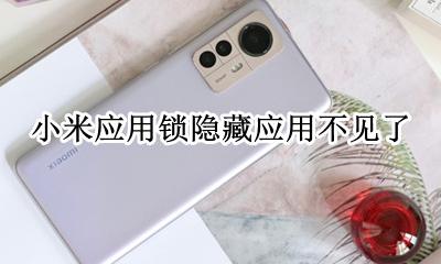 小米应用锁隐藏功能 小米应用锁隐藏应用不见了