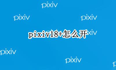 pixiv18+怎么开 pixiv18手机怎么开启