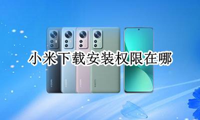 小米下载安装权限在哪 小米手机下载安装权限