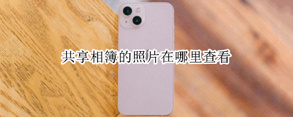 共享相簿的照片在哪里查看