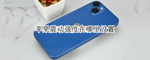 苹果震动强度在哪里设置