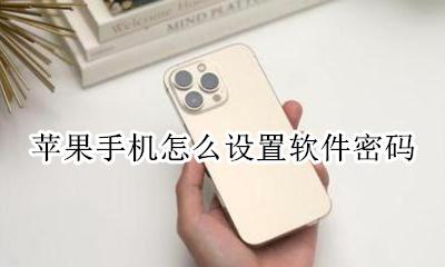 苹果手机怎么设置软件密码 苹果手机怎么设置应用加密