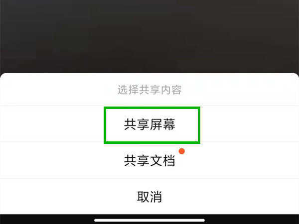 钉钉手机版怎么共享屏幕
