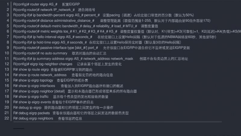 思科模拟器命令大全