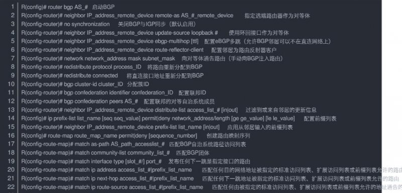 思科模拟器命令大全