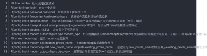 思科模拟器命令大全