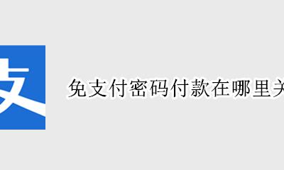 免支付密码付款在哪里关闭 怎么关闭支付码付款的免密支付