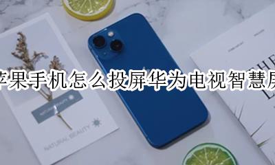 苹果手机如何投屏华为电视 苹果手机怎么投屏华为电视智慧屏