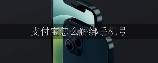支付宝怎么解绑手机号
