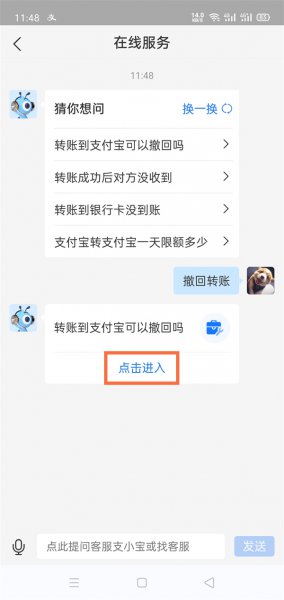 支付宝24小时到账能撤回么