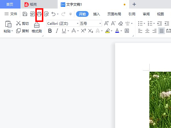 多页文档怎么只打印一页