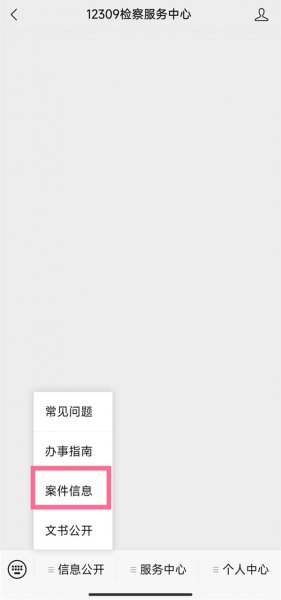 12309怎么查询案件