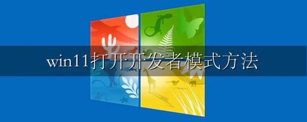 win11打开开发者模式方法