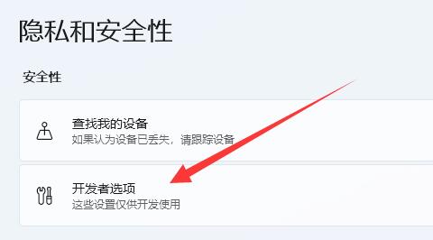 win11打开开发者模式方法