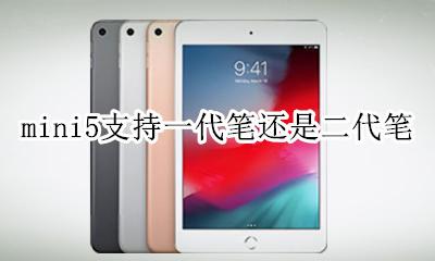 苹果笔二代支持mini5 mini5支持一代笔还是二代笔