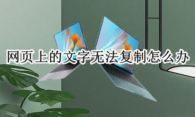网页上的文字无法复制怎么办 网页上的文字不能复制怎么办