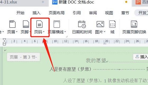 页脚的罗马数字怎么设置详细方法