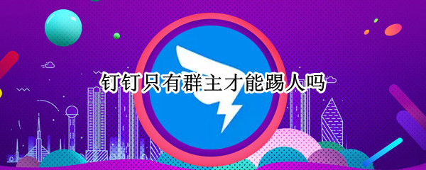 钉钉只有群主才能踢人吗