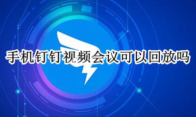 手机钉钉视频会议可以回放吗 手机钉钉里的视频会议可以看回放吗
