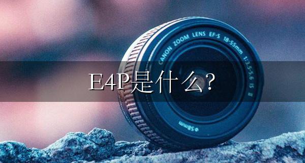 E4BP4 E4P是什么?