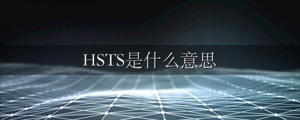 HSTS是什么意思