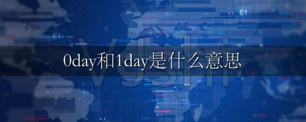0day和1day是什么意思