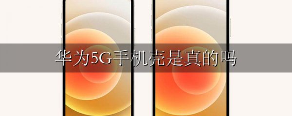 华为5G手机壳是真的吗