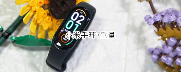 小米手环7重量