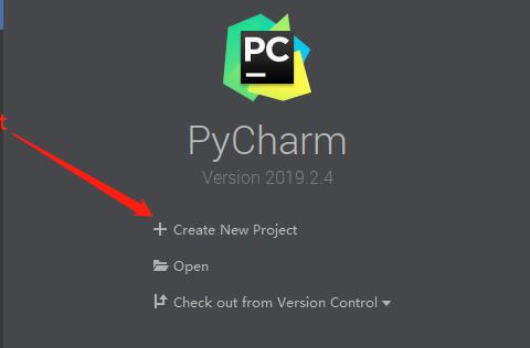 pycharm创建新项目方法