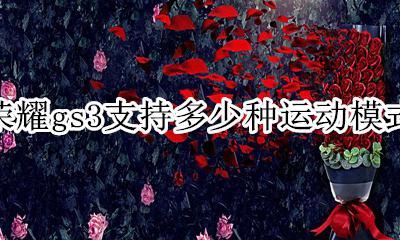 传祺GS3运动模式 荣耀gs3支持多少种运动模式