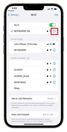 ios16WiFi密码查看方法