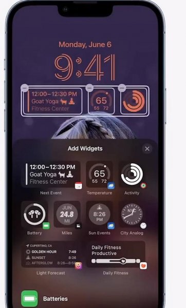ios16自定义锁屏设置方法