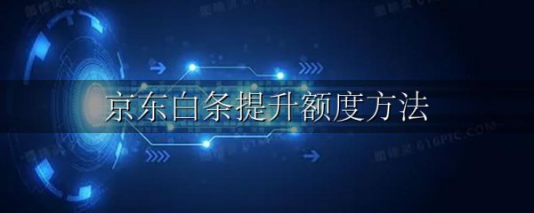 京东白条提升额度方法