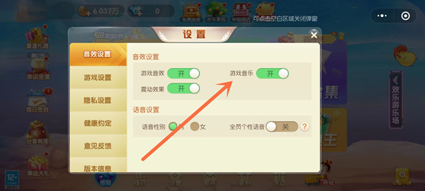 欢乐斗地主怎么关闭音乐