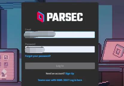 parsec手机连接电脑方法